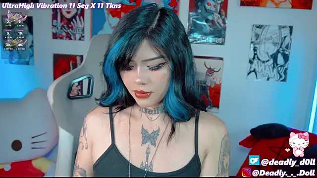 Snapshot of Deadly_Doll chatting on March 1, 2026, 8:20 pm Deadly Doll online show from March 1, 2026, 8:20 pm