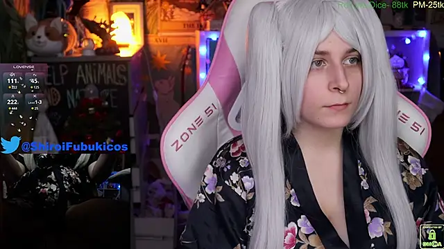 ShiroiFubuki online show from December 13, 2024, 6:59 pm