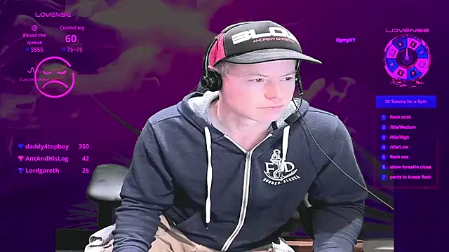 Snapshot of GymyXY chatting on February 22, 2025, 7:56 am GymyXY online show from February 22, 2025, 7:56 am