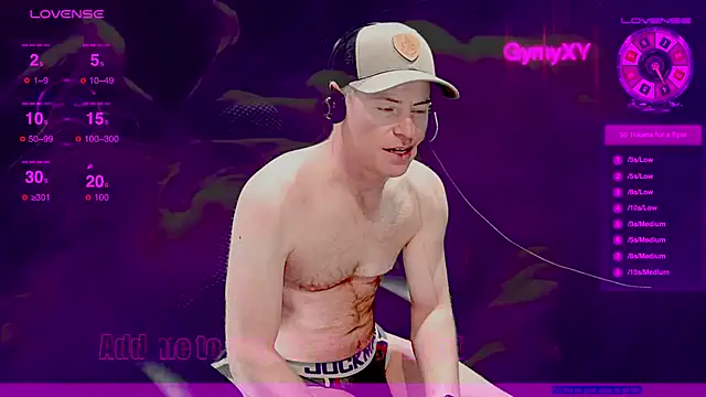 Snapshot of GymyXY chatting on February 16, 2025, 10:54 am GymyXY online show from February 16, 2025, 10:54 am