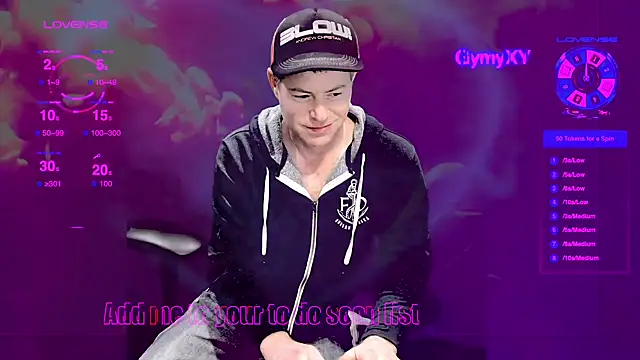 Snapshot of GymyXY chatting on February 25, 2025, 8:14 am GymyXY online show from February 25, 2025, 8:14 am