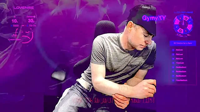 Snapshot of GymyXY chatting on February 26, 2025, 5:10 pm GymyXY online show from February 26, 2025, 5:10 pm