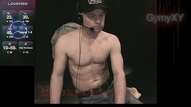 Snapshot of GymyXY chatting on February 1, 2025, 10:37 am GymyXY online show from February 1, 2025, 10:37 am