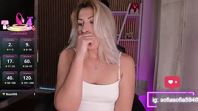 sofiah  online show from January 17, 2026, 5:05 pm