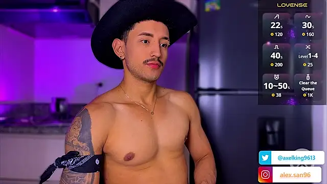 AxelKing1326 online show from January 17, 2026, 9:51 pm