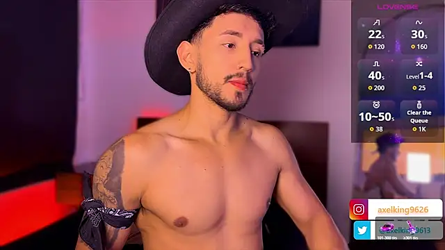 AxelKing1326 online show from March 28, 2026, 11:50 pm