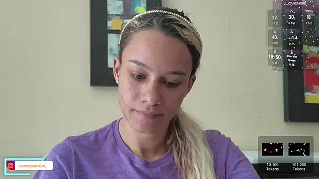 SamanthaWatson online show from September 28, 2025, 3:30 pm