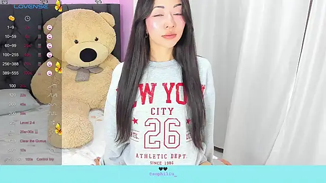SophiaLiu online show from January 13, 2025, 11:49 pm