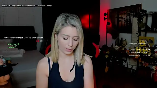 Lisaonthemoon online show from September 27, 2025, 1:06 pm