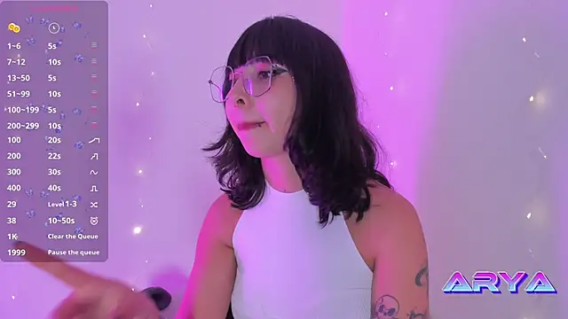 arysUwU online show from March 27, 2026, 2:31 am