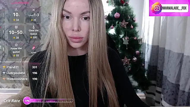 Marmalade Fox online show from January 14, 2026, 1:37 pm