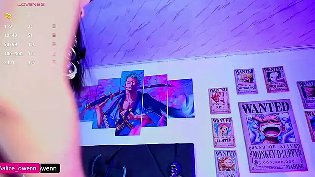 Aliceowenn online show from October 17, 2025, 9:05 pm