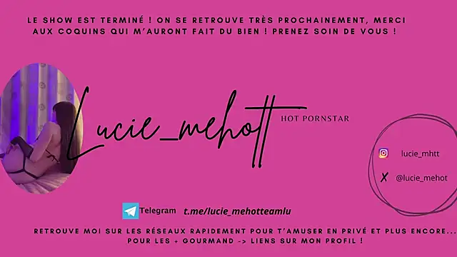lucie mehott online show from March 3, 2025, 1:56 pm