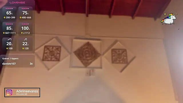 AdelineEvanss online show from January 24, 2025, 8:34 am