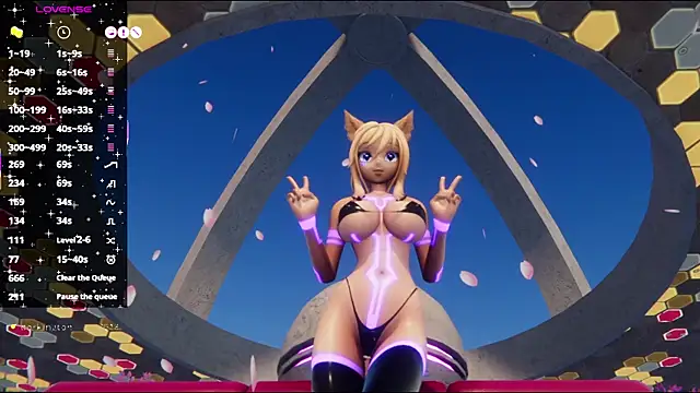 ElfieLove online show from October 1, 2025, 6:56 pm