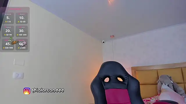 Snapshot of LARSONMIA chatting on March 13, 2025, 11:51 am LARSONMIA online show from March 13, 2025, 11:51 am