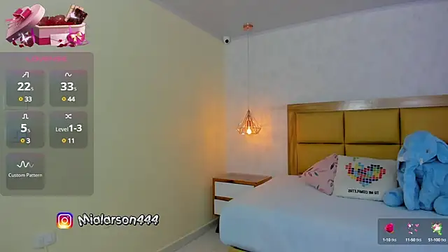 Snapshot of LARSONMIA chatting on February 27, 2025, 12:45 pm LARSONMIA online show from February 27, 2025, 12:45 pm