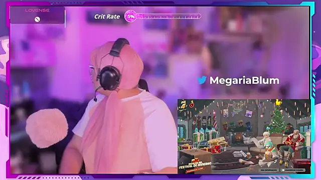 MegariaB online show from December 22, 2025, 4:34 am