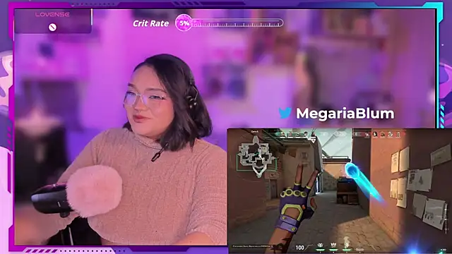 MegariaB online show from December 5, 2025, 4:11 am