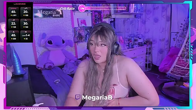 Snapshot of MegariaB chatting on February 8, 2025, 4:36 am MegariaB online show from February 8, 2025, 4:36 am