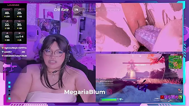 Snapshot of MegariaB chatting on February 1, 2025, 6:54 am MegariaB online show from February 1, 2025, 6:54 am