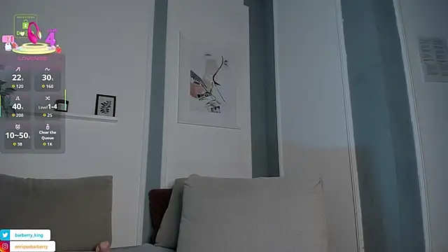 EnriqueBarberry online show from November 23, 2025, 6:34 am