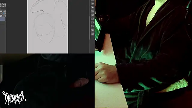 DrenchedArt online show from February 11, 2025, 2:46 pm
