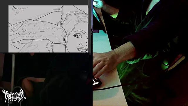 DrenchedArt online show from January 3, 2025, 8:54 pm