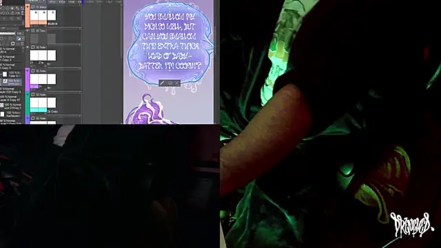 DrenchedArt online show from October 15, 2025, 4:44 am