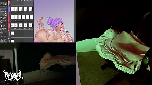 DrenchedArt online show from September 22, 2025, 5:02 am