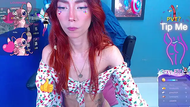 Snapshot of Erika_Stevens chatting on February 20, 2025, 9:53 pm Erika Stevens online show from February 20, 2025, 9:53 pm