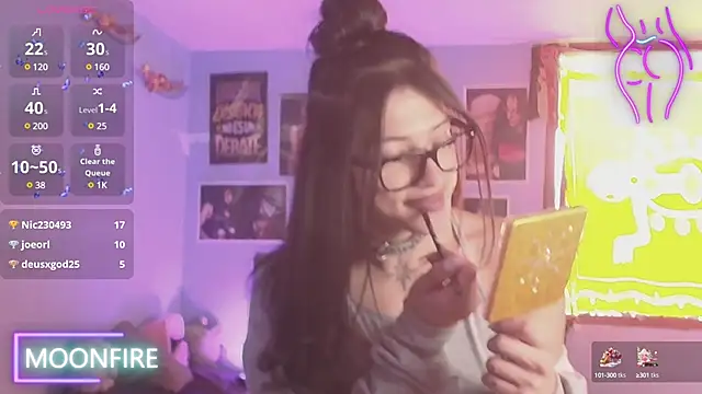 moonfiredancer online show from January 12, 2025, 2:30 pm