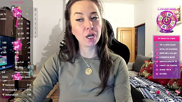 PlayfulGoddess online show from February 3, 2025, 6:17 pm