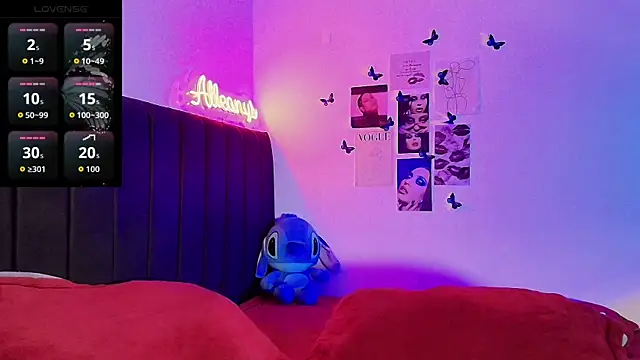 Alleanys Cristal online show from November 27, 2025, 7:14 pm