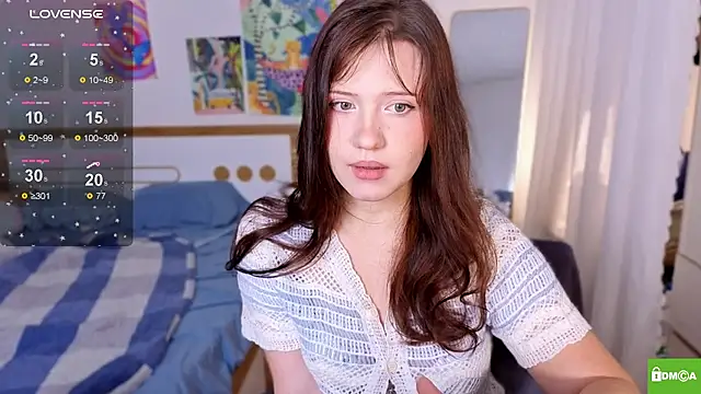 HanahCute online show from November 18, 2025, 10:34 pm