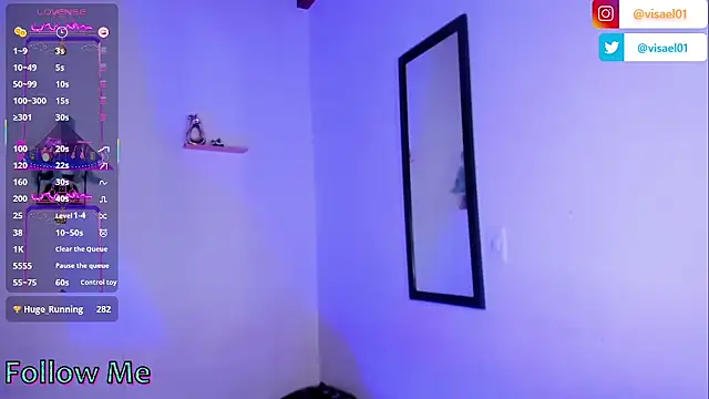 Snapshot of visaelX chatting on March 7, 2025, 3:28 pm visaelX online show from March 7, 2025, 3:28 pm