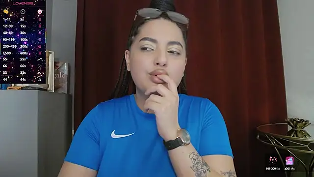 Snapshot of BustyAllyy chatting on October 9, 2025, 8:42 pm BustyAllyy online show from October 9, 2025, 8:42 pm