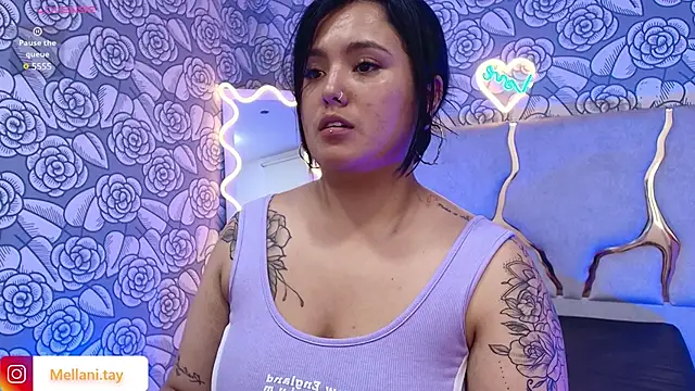 Snapshot of Mellani_tay chatting on March 7, 2025, 9:51 am Mellani tay online show from March 7, 2025, 9:51 am