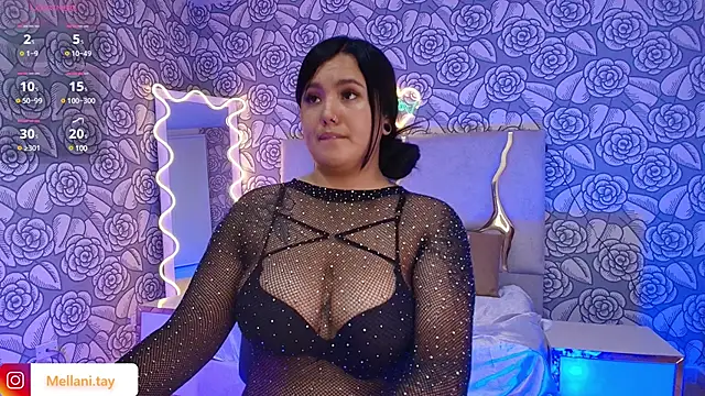 Snapshot of Mellani_tay chatting on March 1, 2025, 9:40 am Mellani tay online show from March 1, 2025, 9:40 am