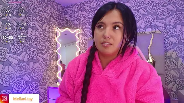 Snapshot of Mellani_tay chatting on March 10, 2025, 9:23 am Mellani tay online show from March 10, 2025, 9:23 am