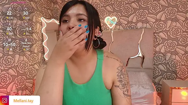 Snapshot of Mellani_tay chatting on March 5, 2025, 6:23 am Mellani tay online show from March 5, 2025, 6:23 am