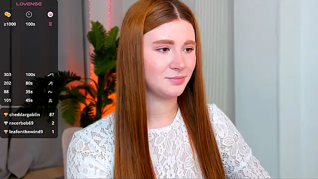 Freckle Diyana online show from February 2, 2025, 1:02 am