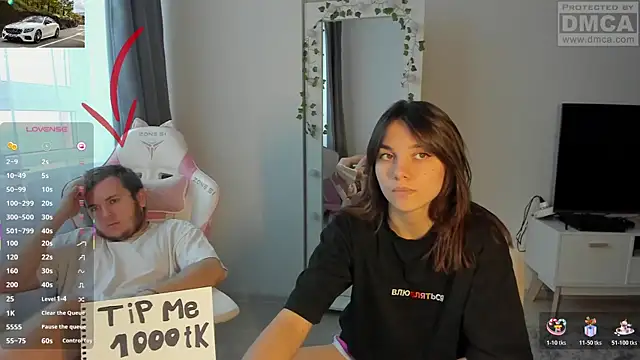 Snapshot of MashkaRay chatting on November 6, 2025, 12:09 pm MashkaRay online show from November 6, 2025, 12:09 pm