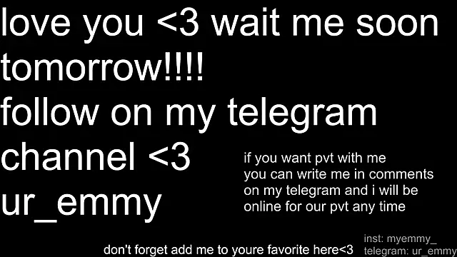Snapshot of My_Emmy chatting on April 24, 2026, 12:34 am My Emmy online show from April 24, 2026, 12:34 am