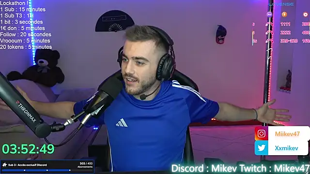 Snapshot of Mikev chatting on October 6, 2025, 6:08 pm Mikev online show from October 6, 2025, 6:08 pm