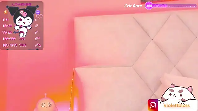 Snapshot of Violettbloss chatting on October 9, 2025, 3:29 am Violettbloss online show from October 9, 2025, 3:29 am