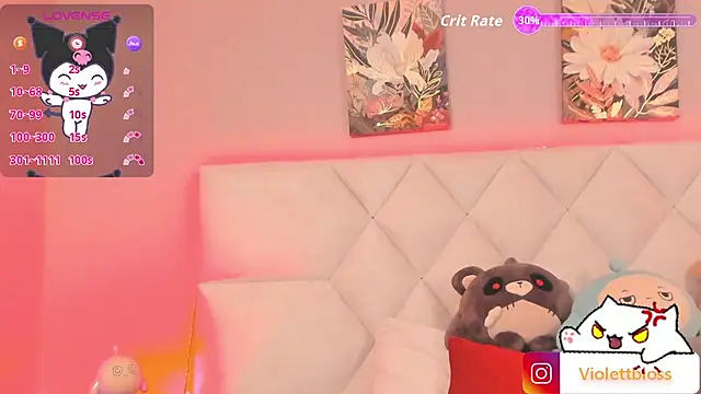 Snapshot of Violettbloss chatting on October 10, 2025, 3:07 am Violettbloss online show from October 10, 2025, 3:07 am