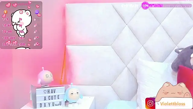 Snapshot of Violettbloss chatting on October 28, 2025, 3:18 am Violettbloss online show from October 28, 2025, 3:18 am