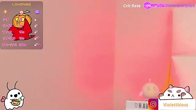 Snapshot of Violettbloss chatting on October 31, 2025, 3:25 am Violettbloss online show from October 31, 2025, 3:25 am