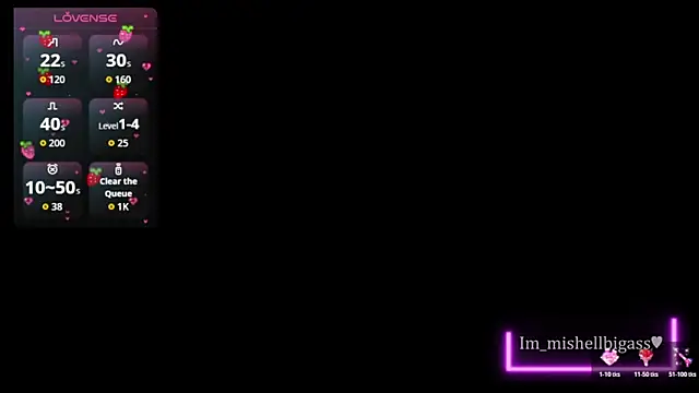 im mishellbigass online show from November 26, 2025, 2:55 am